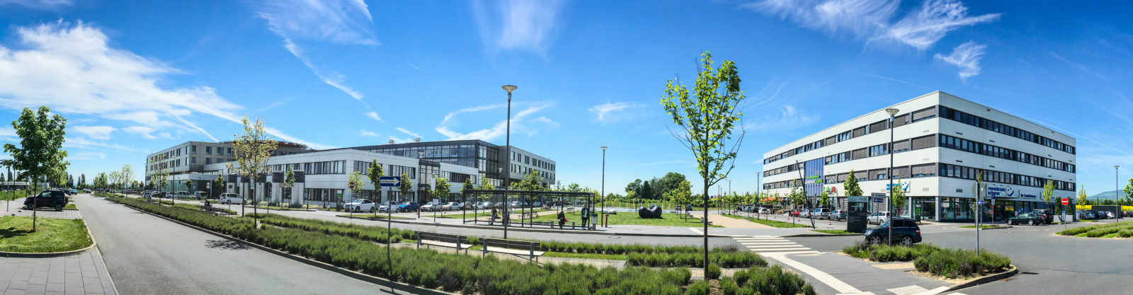 Das Gelände der Hochtaunus-Kliniken in Bad Homburg